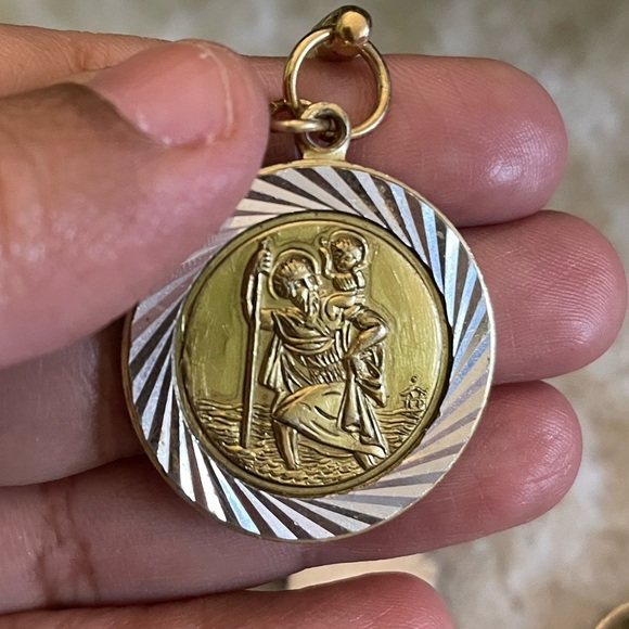 Religious Medallion and Cross Pendant Bundle - Picture 5 of 10